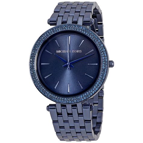 michael kors watch bluewater|Michael Kors darci blue.